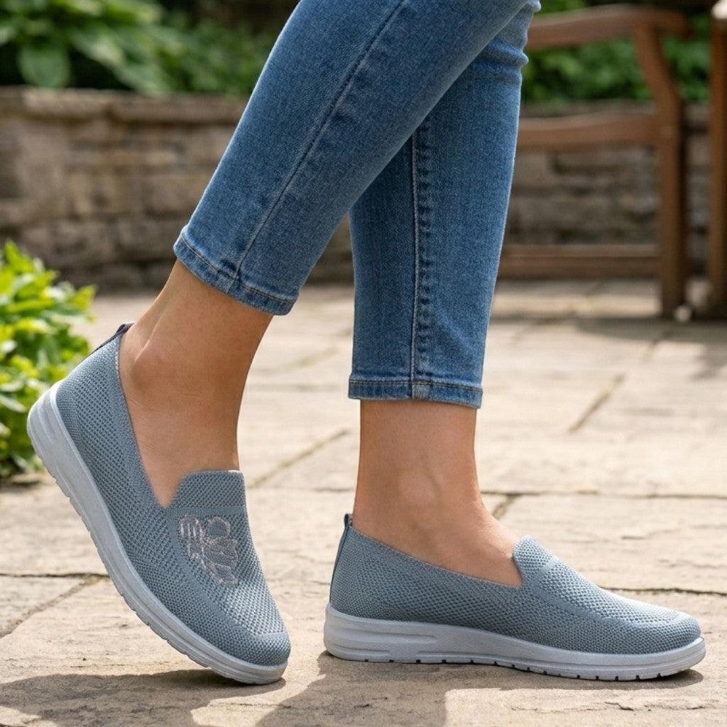 Womens Breathable Mesh Slip-On Shoes | Comfortable Lightweight Casual Footwear 2