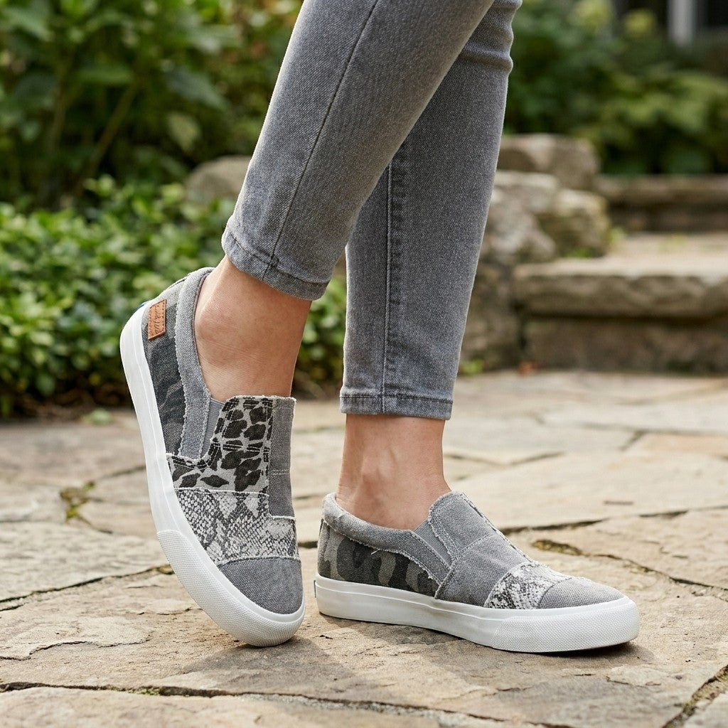 Womens Comfortable Synthetic Slip-On Shoes | Trendy Pain-Relieving Everyday Footwear 2