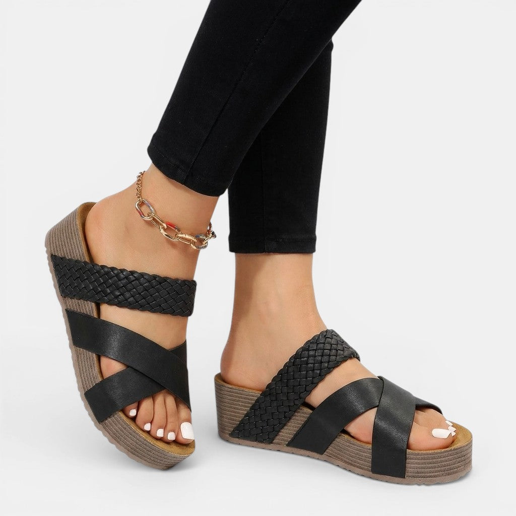 Women's Cushioned Sandals | Lightweight Orthopedic Comfort Footwear | Adjustable Secure Fit