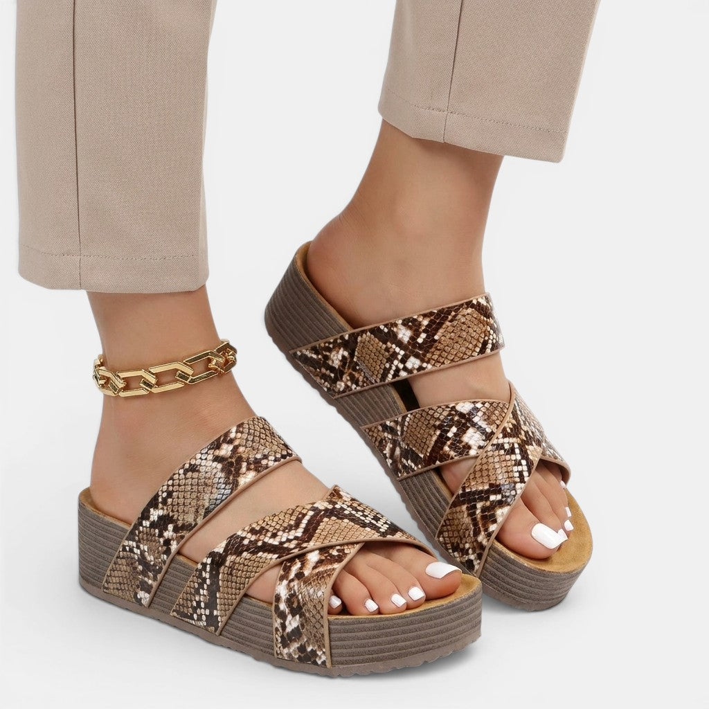 Women's Cushioned Sandals | Lightweight Orthopedic Comfort Footwear | Adjustable Secure Fit