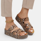Womens Cushioned Sandals | Lightweight Orthopedic Comfort Footwear | Adjustable Secure Fit 4