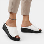 Womens Cushioned Synthetic Slide Sandals | Elegant Comfortable Summer Footwear 4