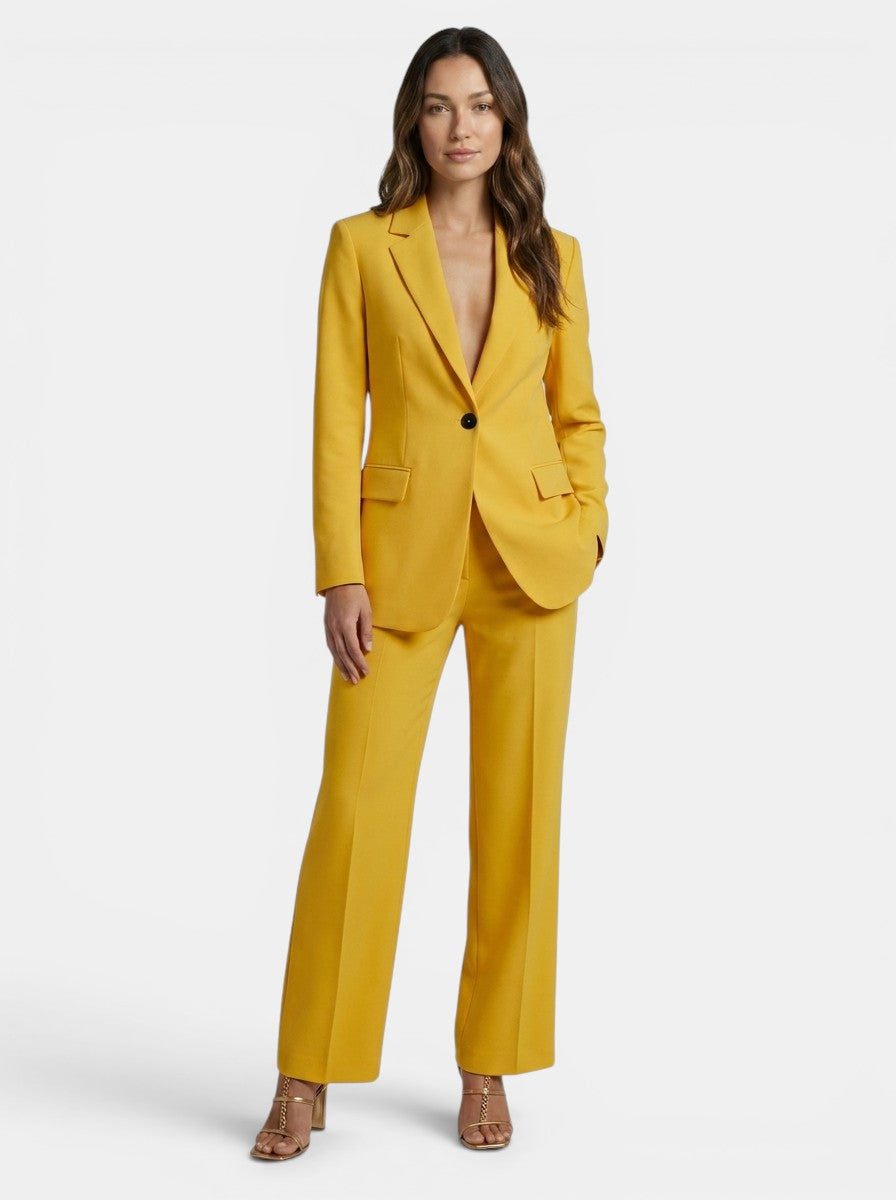 Completo Donna Elegante con Blazer e Pantaloni a Gamba Larga | Completo Pantaloni alla Moda per Tutte le Stagioni