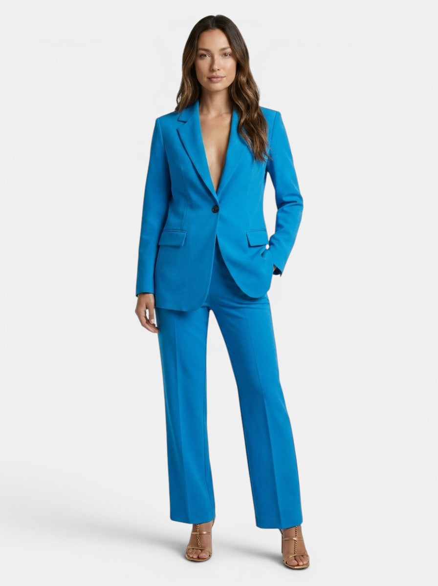 Completo Donna Elegante con Blazer e Pantaloni a Gamba Larga | Completo Pantaloni alla Moda per Tutte le Stagioni