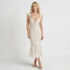 Robe Sirène Élégante pour Femme | Robe de Soirée Ajustée Romantique
