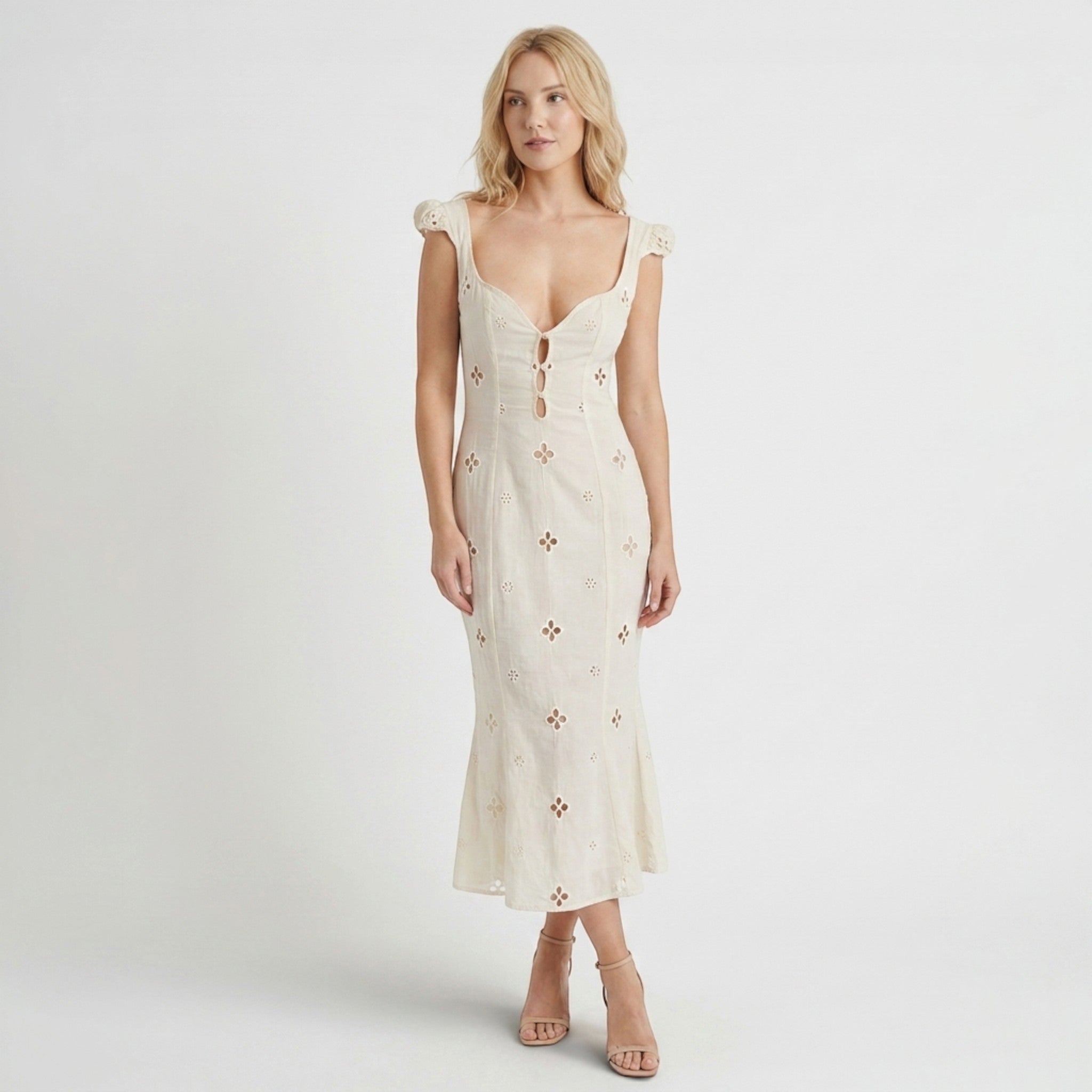 Robe Sirène Élégante pour Femme | Robe de Soirée Ajustée Romantique