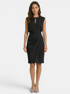 Women's Elegant Solid Dress | Flattering Versatile Formal Style