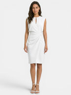 Women's Elegant Solid Dress | Flattering Versatile Formal Style