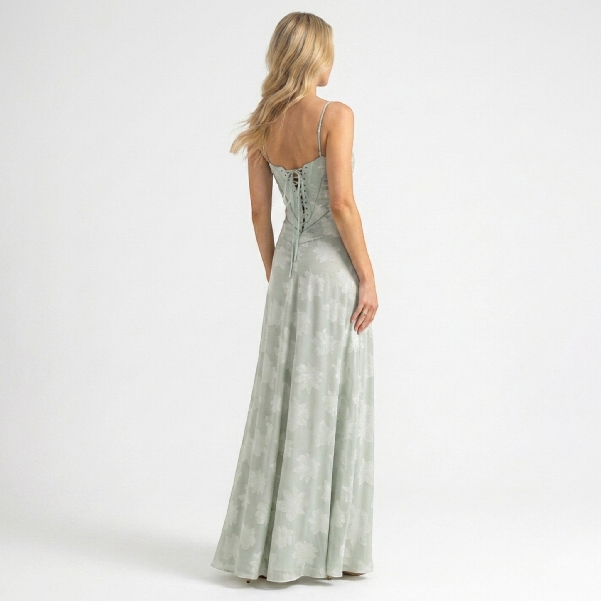 Robe Maxi Élégante Blanche à Bretelles pour Femme | Robe de Soirée Sophistiquée