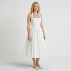 Robe midi à fleurs pour femmes | Robe de cocktail d'été élégante pour occasions spéciales