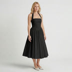 Robe midi à fleurs pour femmes | Robe de cocktail d'été élégante pour occasions spéciales