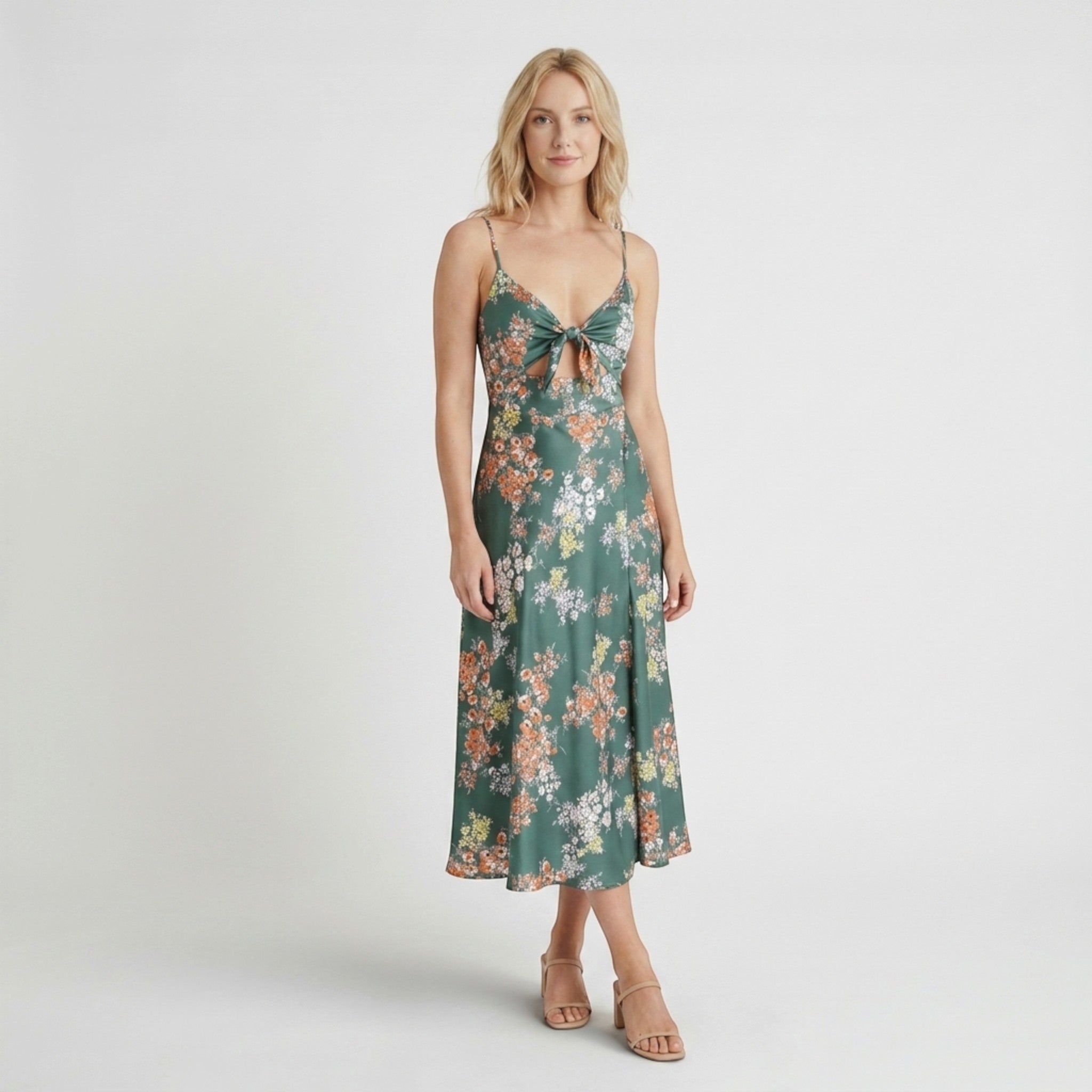 Robe longue à fleurs pour femmes | Robes formelles d'été élégantes pour mariages