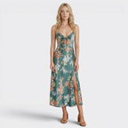 Robe longue à fleurs pour femmes | Robes formelles d'été élégantes pour mariages