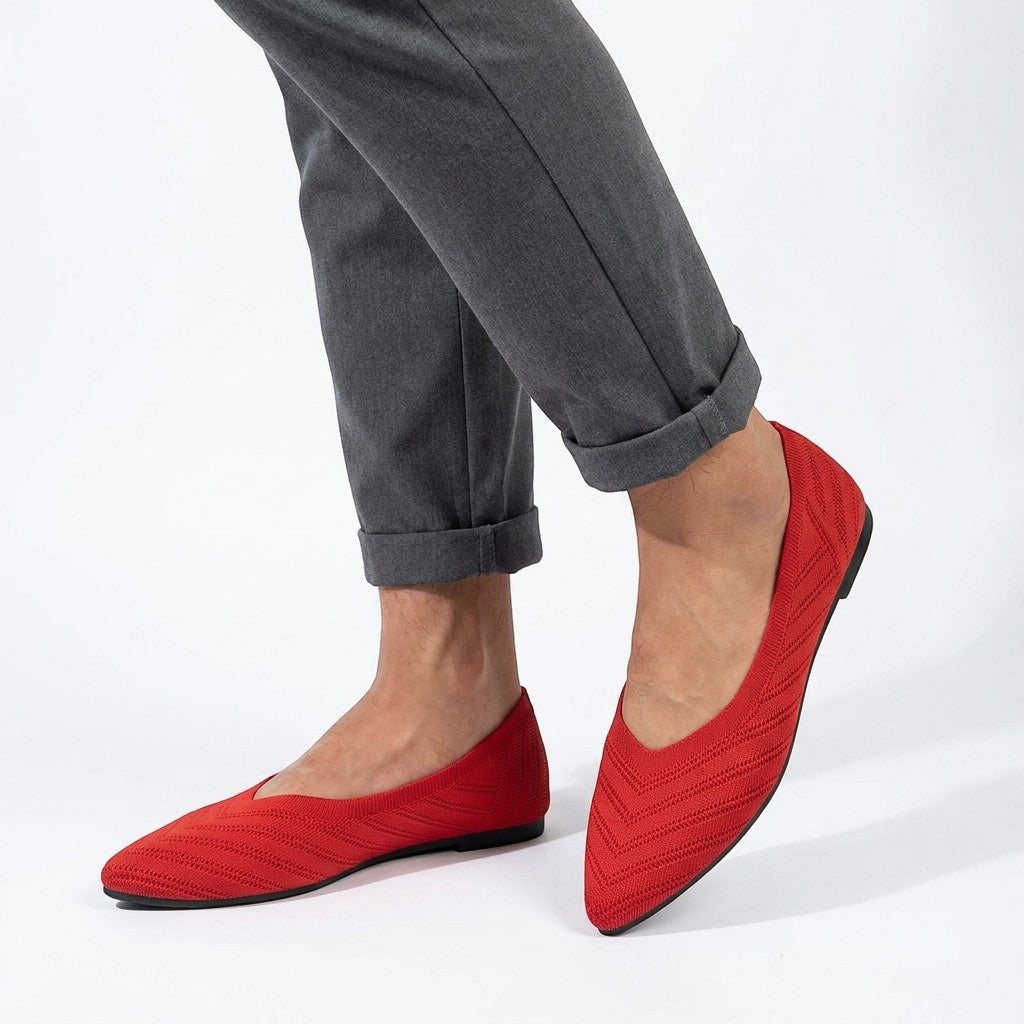 Womens High-Quality Synthetic Leather Flat Shoes | Comfortable Chic Casual Footwear 5