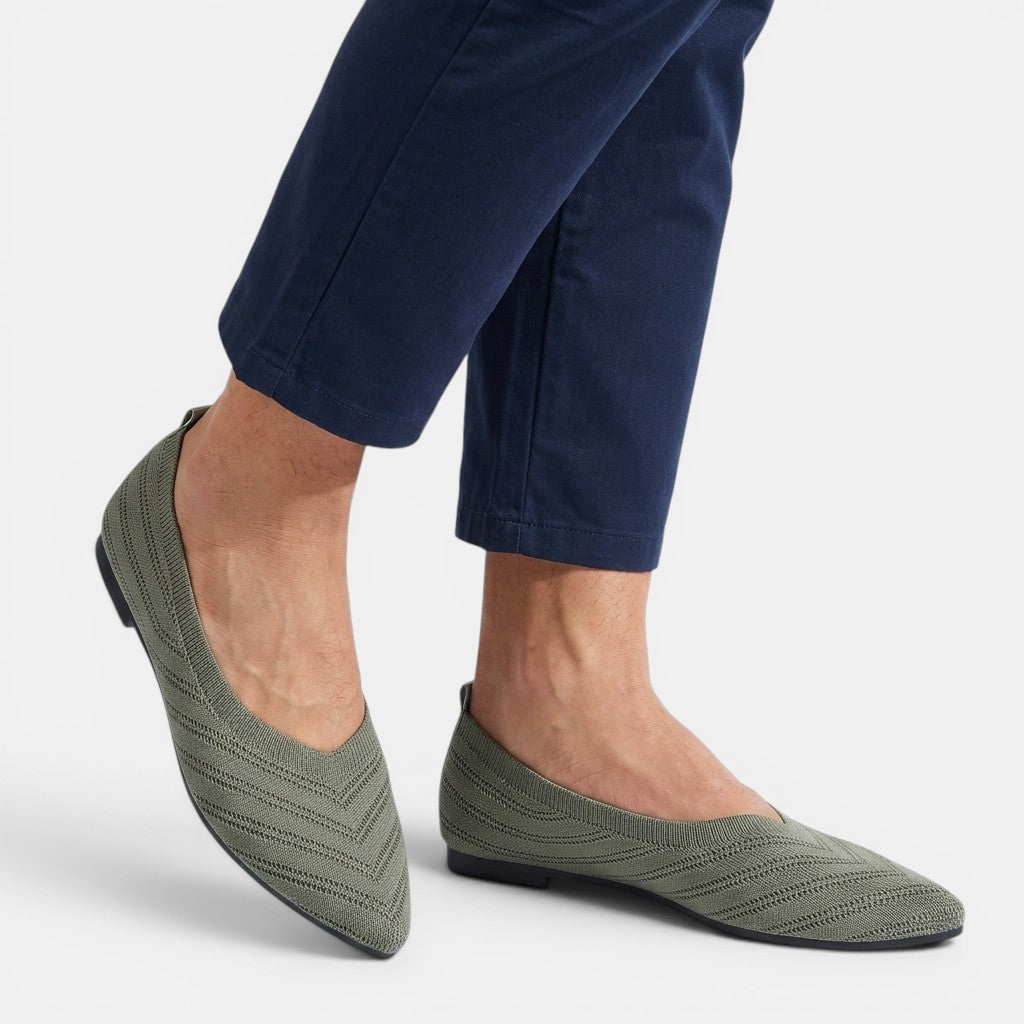 Womens High-Quality Synthetic Leather Flat Shoes | Comfortable Chic Casual Footwear 8