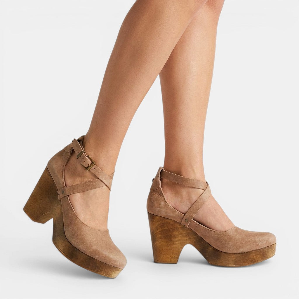 Sandali Bassi da Donna in Pelle | Eleganti Scarpe Estive con Supporto Ortopedico