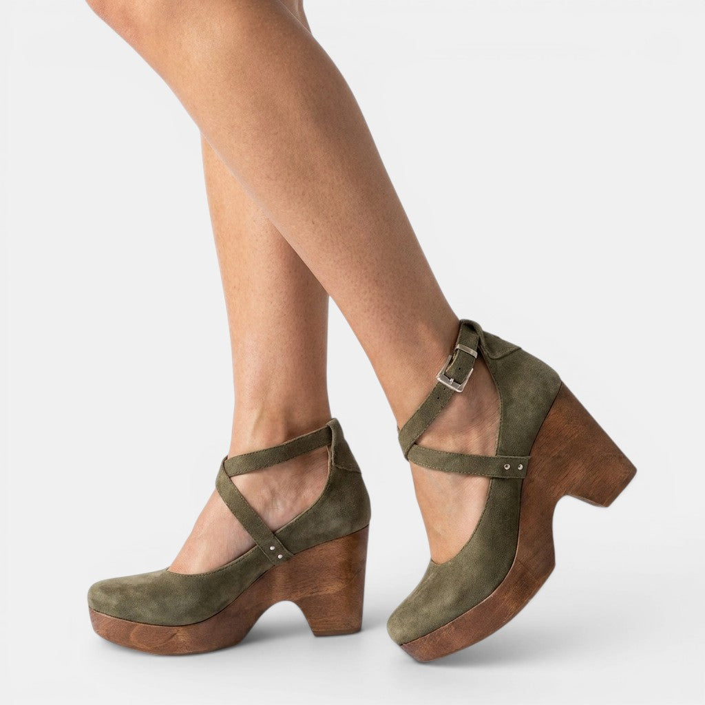 Sandali Bassi da Donna in Pelle | Eleganti Scarpe Estive con Supporto Ortopedico