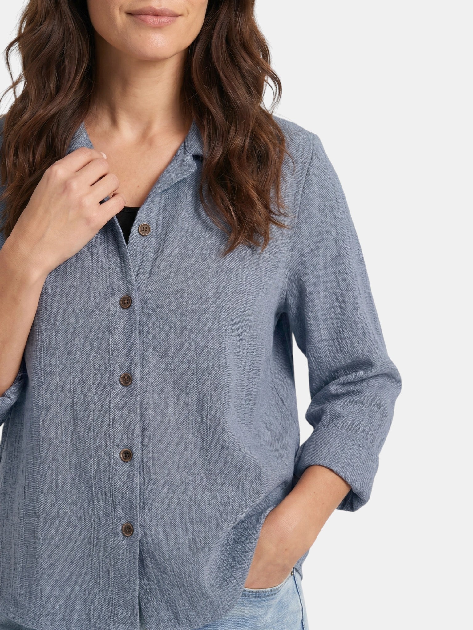 Camiseta sin mangas ligera para mujer de mezcla de algodón | Capa casual y relajada para el verano