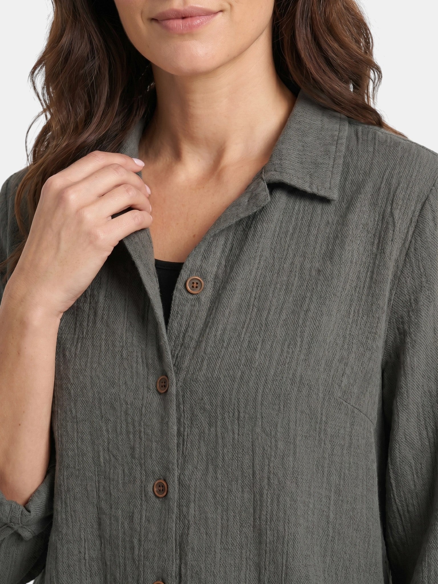 Camiseta sin mangas ligera para mujer de mezcla de algodón | Capa casual y relajada para el verano