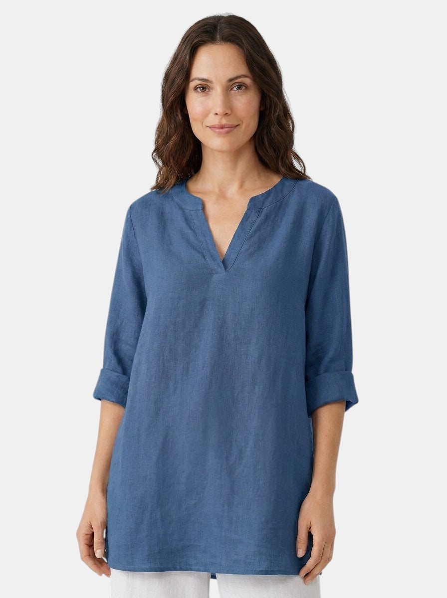 Canotta leggera da donna in misto cotone | Maglietta estiva a vestibilità comoda