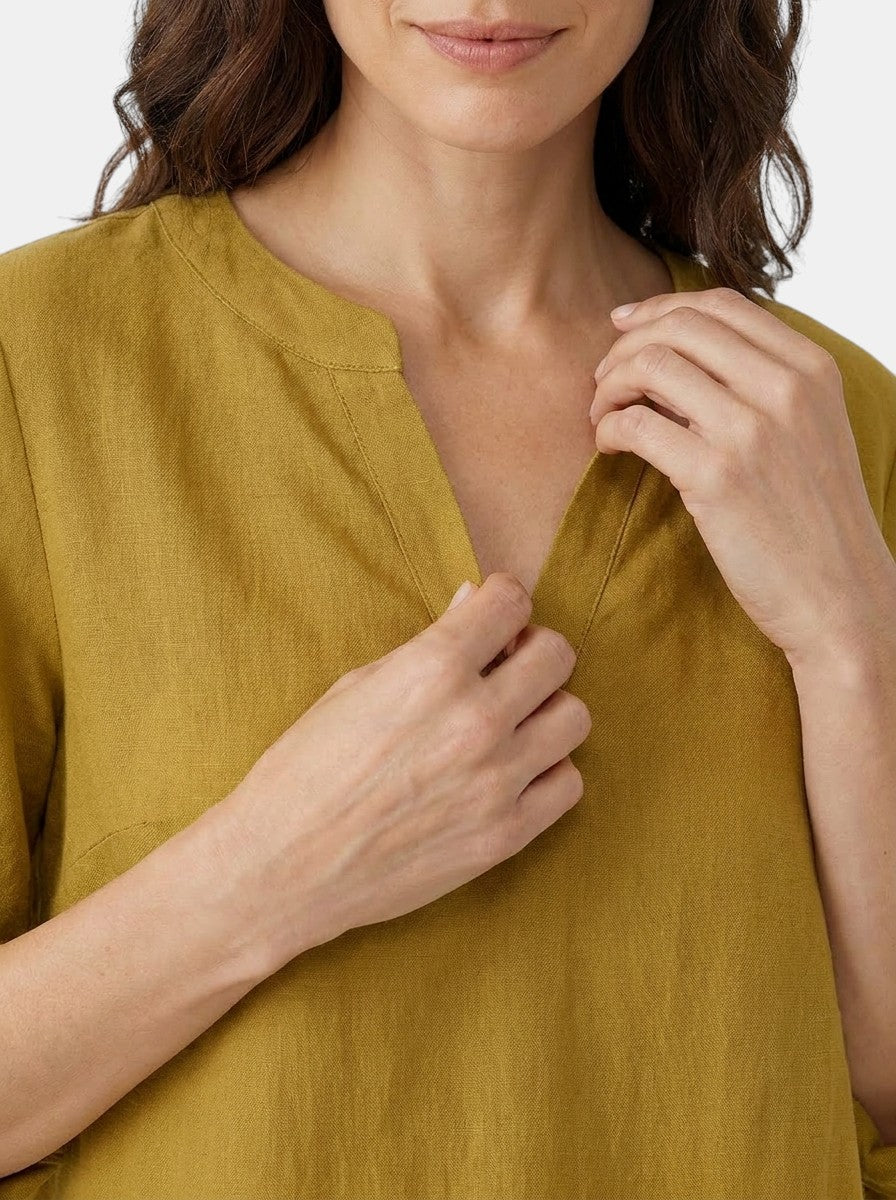 Canotta leggera da donna in misto cotone | Maglietta estiva a vestibilità comoda