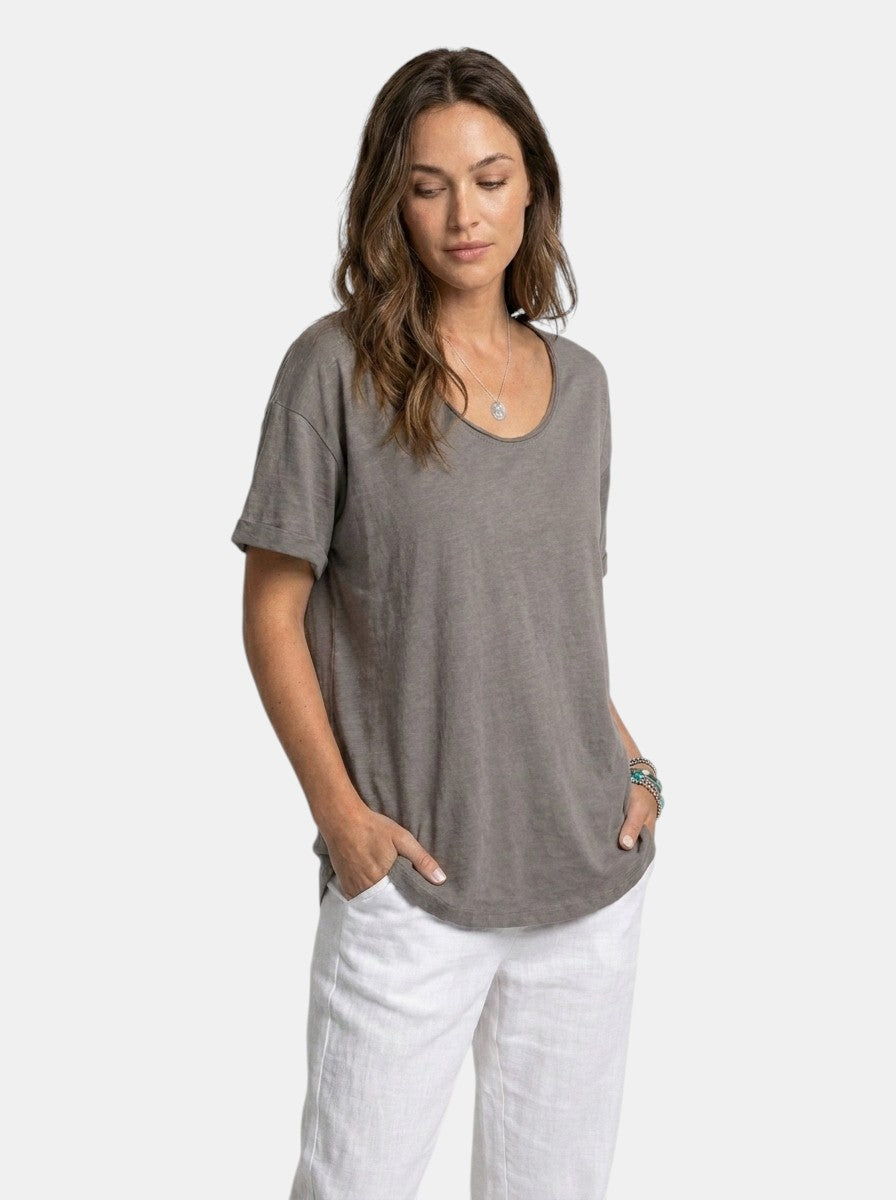 Blusa leggera da donna in cotone | Top estivo casual a vestibilità comoda
