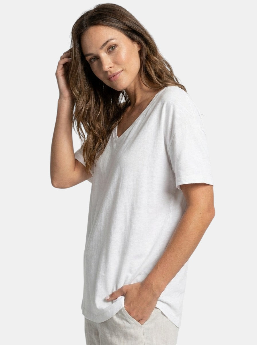 Blusa leggera da donna in cotone | Top estivo casual a vestibilità comoda