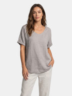 Women's Lightweight Cotton Blouse | Relaxed Fit Casual Summer Top