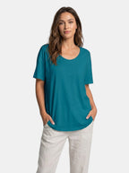 Women's Lightweight Cotton Blouse | Relaxed Fit Casual Summer Top