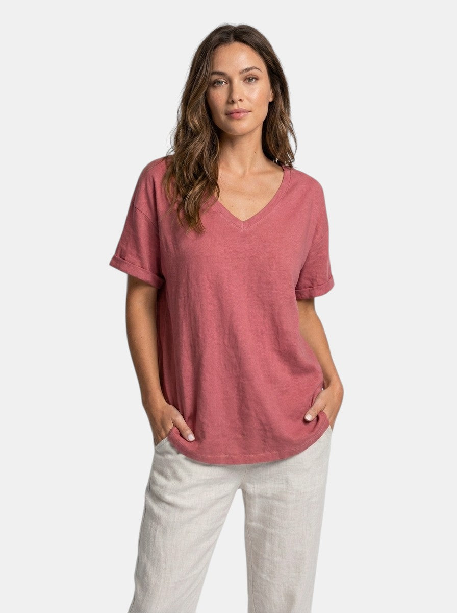 Blusa leggera da donna in cotone | Top estivo casual a vestibilità comoda