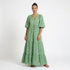 Womens Lightweight Cotton Spring Dress | Elegant Flowy Casual Outfit 3
