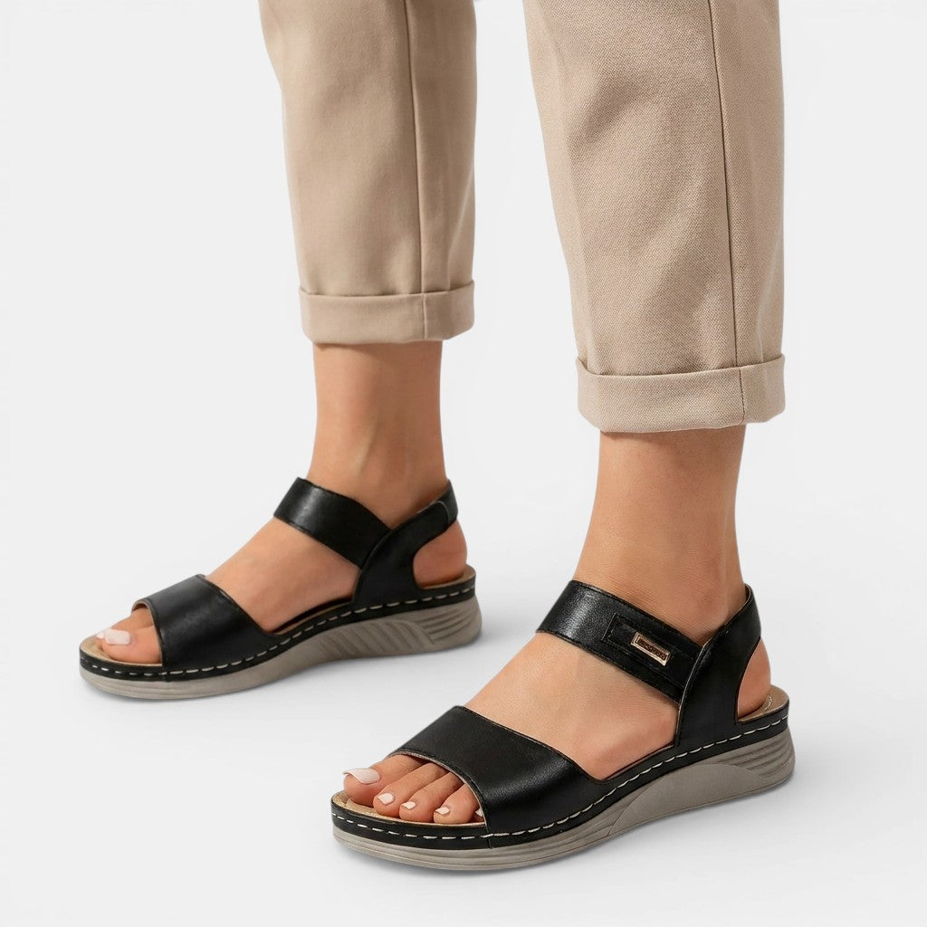 Womens Lightweight Cushioned Slip-On Sandals | Comfortable Summer Footwear 4