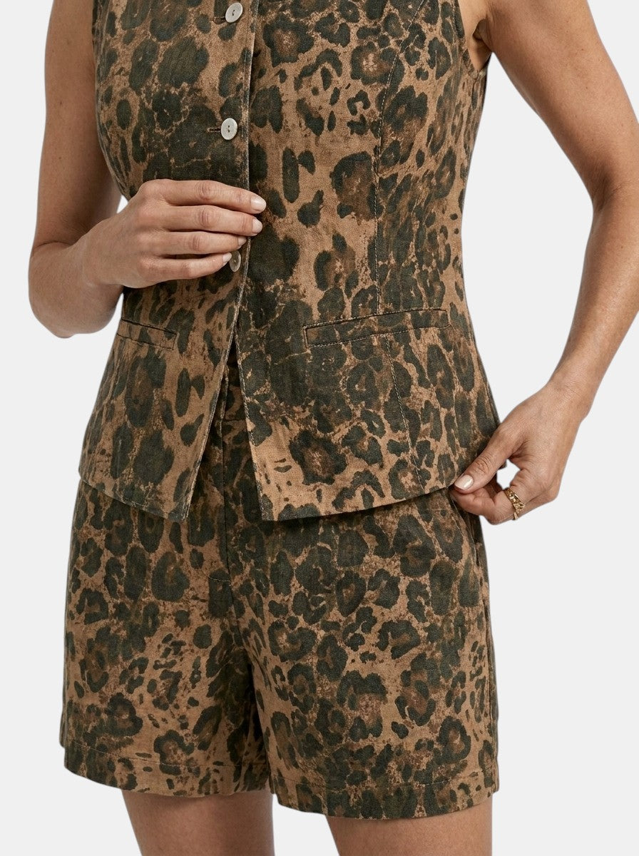 Women's Lightweight Denim Co-Ord Set | Relaxed Fit Sleeveless Summer Outfit