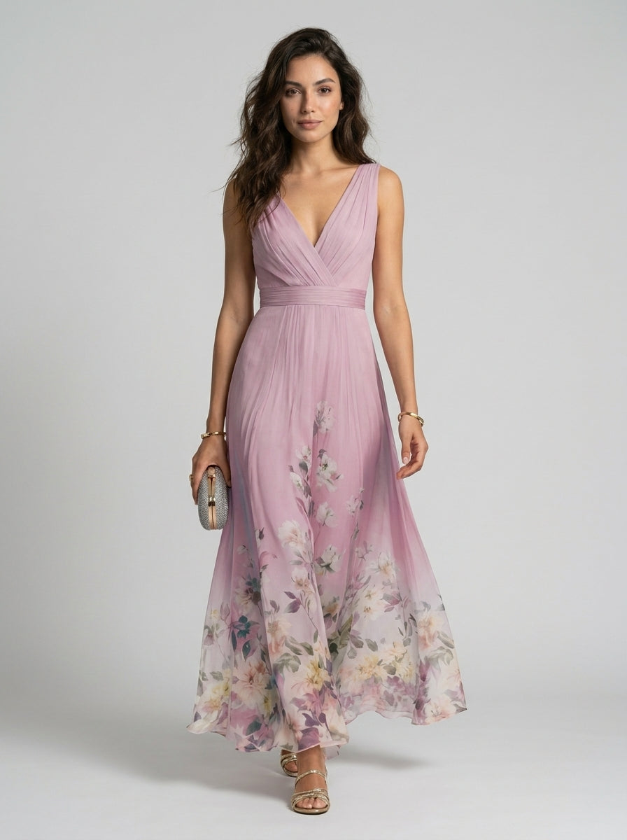 Robe d'été légère et élégante pour femme | Tenue maxi blanche aérienne et flatteuse
