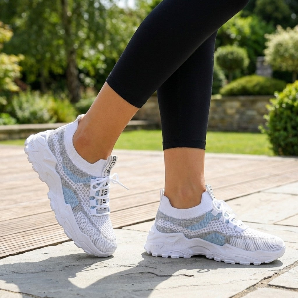 Womens Lightweight Ergonomic Sneakers | Comfortable Supportive Walking Shoes 1