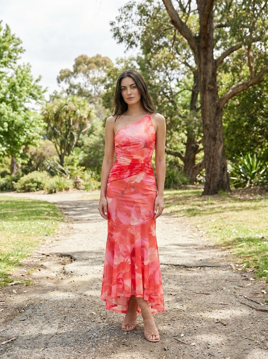 Women's Lightweight Floral Summer Dress | Elegant Flattering Fit