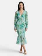 Women's Lightweight Floral Summer Dress | Elegant Flowy Fit for Special Occasions