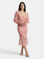 Women's Lightweight Floral Summer Dress | Elegant Flowy Fit for Special Occasions