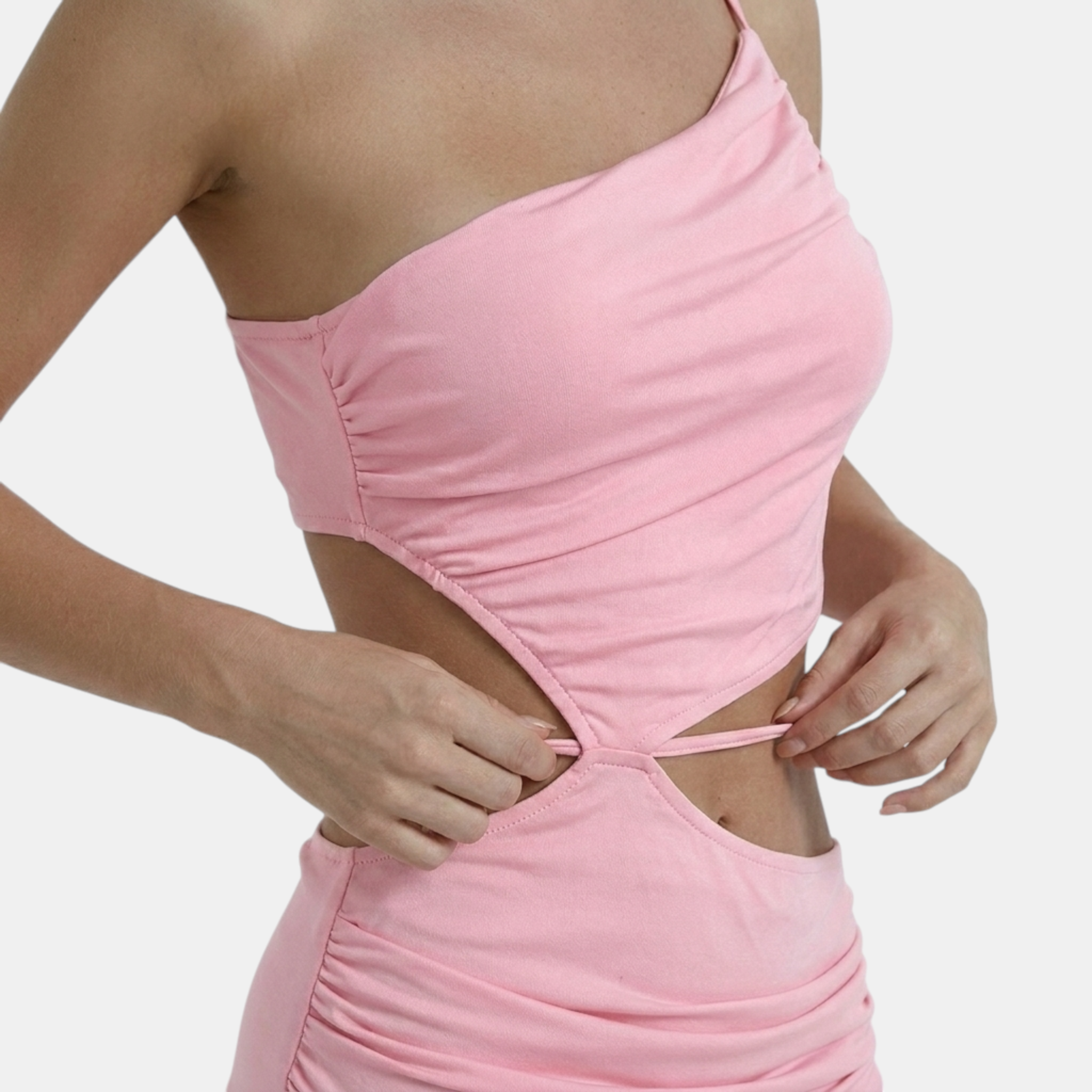 Womens Lightweight Pleated Maxi Dress | Elegant One-Shoulder Summer Dress with Side Split 10