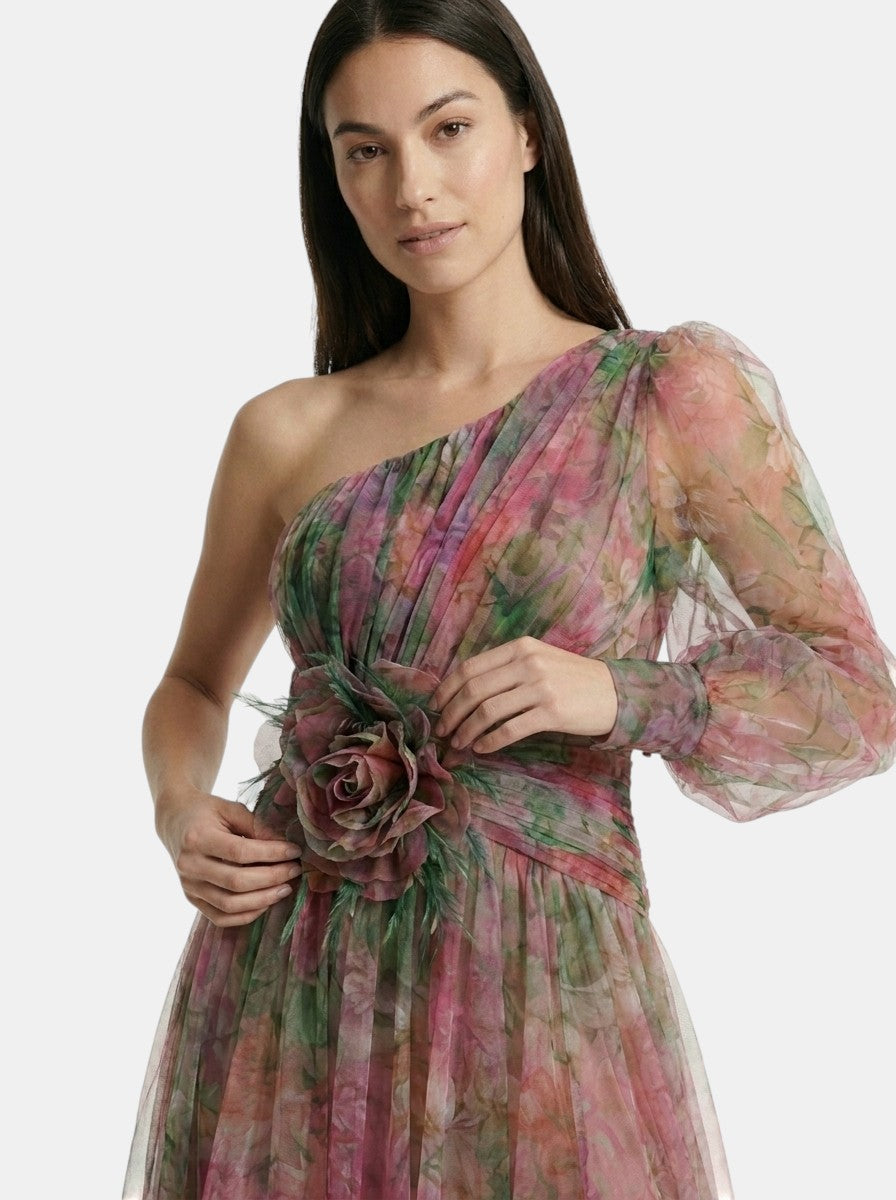 Abito avvolgente leggero da donna con spacco | Elegante abito da sera per occasioni formali