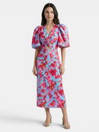 Women's Modern Midi Dress | Shape-Enhancing Elegant Formal Dress for Wedding Guests