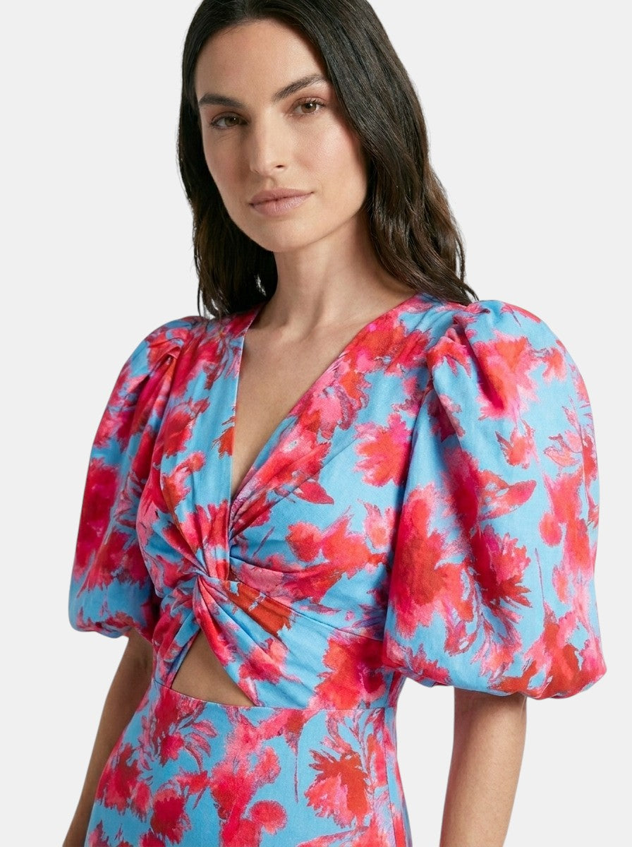 Abito Midi Moderno da Donna | Abito Elegante Formale Modellante per Invitati a Matrimoni