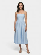 Women's Sleek Maxi Dress | Modern Sleeveless Summer Gown