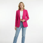 Womens Smooth Woven Blazer | Tailored Black Blazer for Women | Elegant Work Jacket 7
