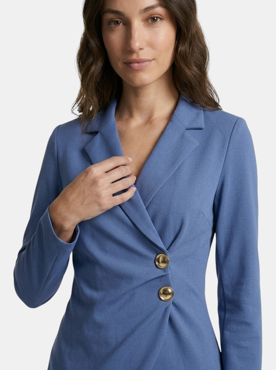 Robe midi structurée pour femme | Robe formelle élégante à manches longues pour toutes saisons