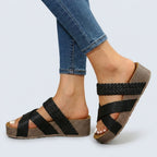 Womens Synthetic Comfort Sandals | Supportive Elegant Slip-On Footwear 2