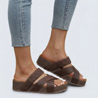Womens Synthetic Comfort Sandals | Supportive Elegant Slip-On Footwear 5