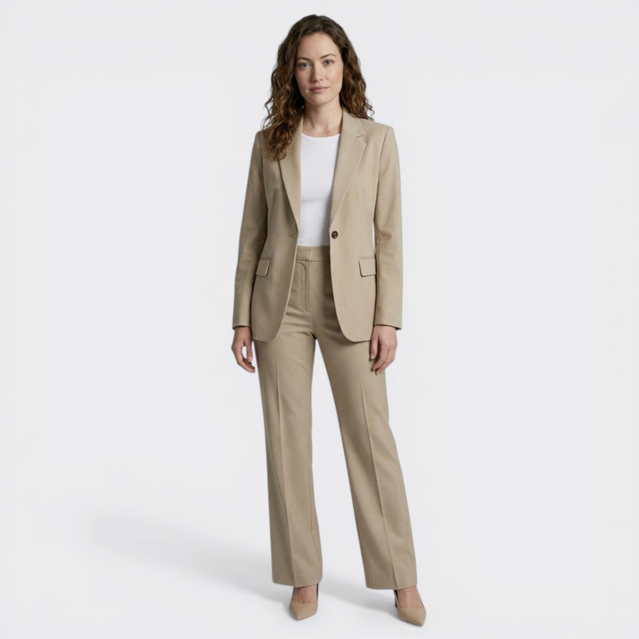 Womens Tailored Suit Set | Elegant Blazer and Trousers | Versatile All-Season Business Attire 5