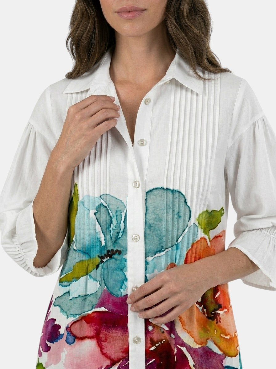 Robe maxi en coton éclatante pour femme | Élégante tenue bohème d'été