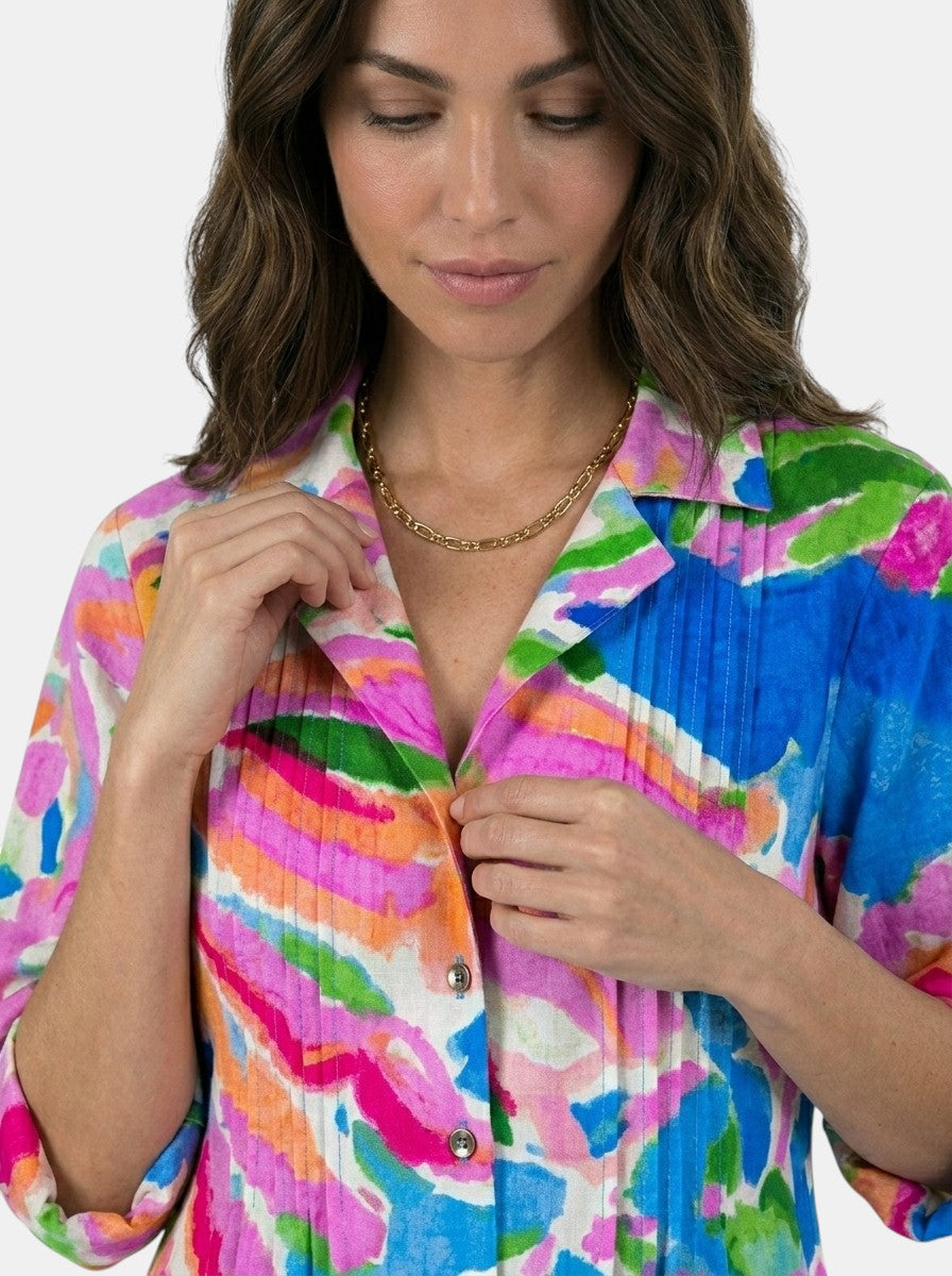 Robe maxi en coton éclatante pour femme | Élégante tenue bohème d'été